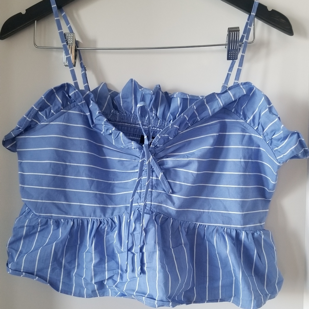 Express Cropped Knit Top